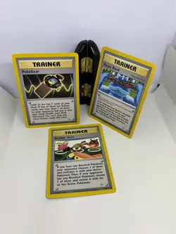 Pokemon TCG Focus Band 86/111 AND PokeGear 88/111 AND Double Gust Neo Genesis - Image 1