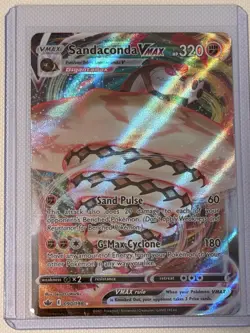 Pokemon TCG Sandaconda VMAX Chilling Reign 090/198 Ultra Rare LP - Image 1