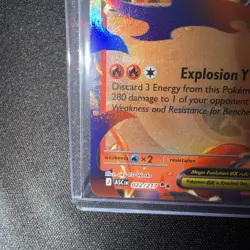 Mega Charizard Y Ex 022/217 Ultra Rare Holo Pokemon TCG Ascended Heroes - Image 5