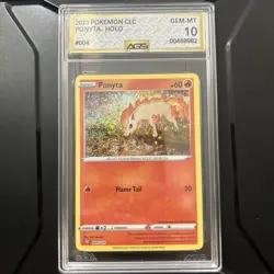 Ponyta #004 Pokemon CLC Holo AGS Gem Mint 10 - Image 1