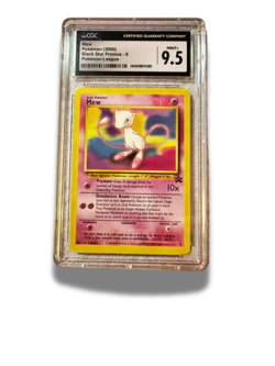 2000 Pokemon Mew Black Star Promo #8 Pokemon League CGC 9.5 Mint+ - Image 1
