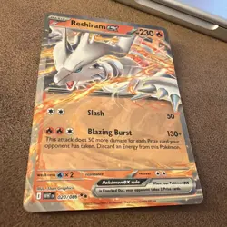 Pokemon TCG - Reshiram EX 020/086 - Black Bolt White Flare - Holo Double Rare NM - Image 1