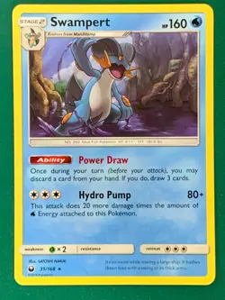 Swampert 35/168 Rare SM Celestial Storm Pokemon TCG Non Holo - Image 1