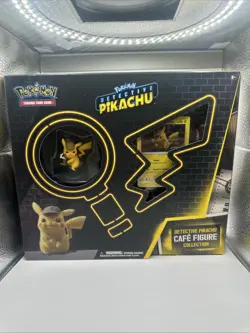 Pokemon TCG Detective Pikachu CAFE FIGURE Collection, Some Creases On Box - Image 1