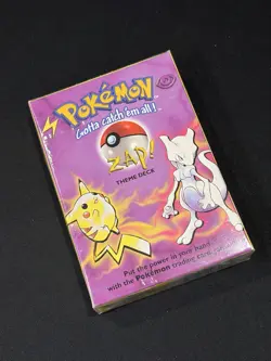 *FACTORY SEALED* ZAP Theme Deck (Likely SHADOWLESS - See Description) Pokemon - Image 1
