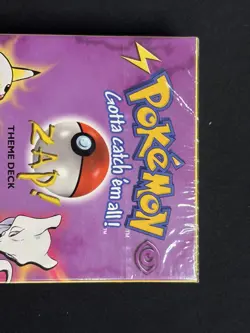 *FACTORY SEALED* ZAP Theme Deck (Likely SHADOWLESS - See Description) Pokemon - Image 3