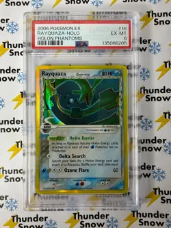 Rayquaza Holo #16 Holon Phantoms 2006 Pokemon EX PSA 6 - Image 1