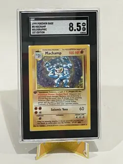 Machamp [1st Edition] #8 Pokemon Base Set - Image 1