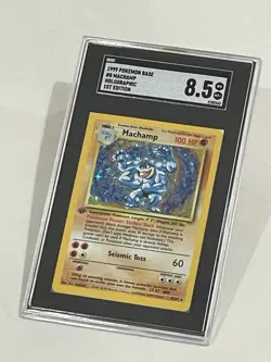 Machamp [1st Edition] #8 Pokemon Base Set - Image 2