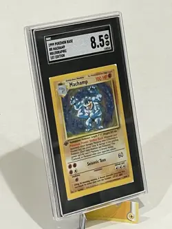 Machamp [1st Edition] #8 Pokemon Base Set - Image 3