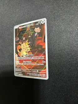 Pokemon Team Rocket’s Meowth IR 203/182 Destined Rivals Pack Fresh - Image 2