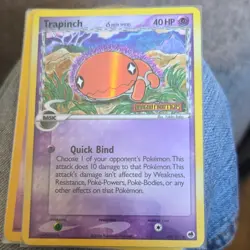 The Pokemon Company Trapinch EX Dragon Frontiers 69/101 Delta Species Reverse H… - Image 1