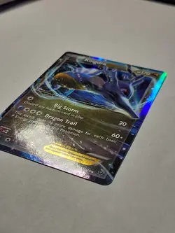 2016 Pokemon Kingdra EX 122/124 XY Fates Collide Full Art Ultra Rare Holo (C010) - Image 2