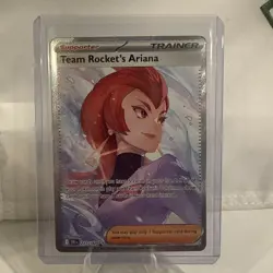 Pokemon TCG Destined Rivals Team Rockets Ariana Trainer Full Art 237 Ungraded - Image 1