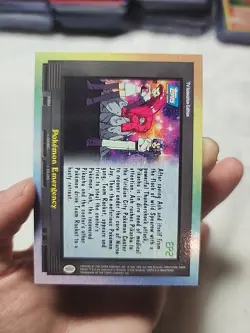 Pokemon Topps EP2 Pokemon Emergency Holo Foil Blue Label NM - Image 4
