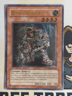 Bone Crusher CRMS-EN083 Ultimate Rare 1st Edition YuGiOh! NM - Image 3