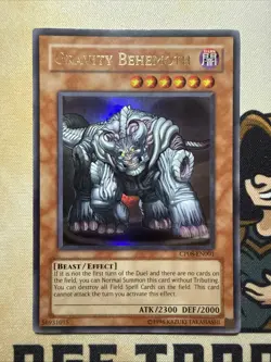Gravity Behemoth - CP08-EN001 - Ultra Rare - Yugioh NM - Image 2