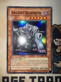 Gravity Behemoth - CP08-EN001 - Ultra Rare - Yugioh NM - Image 3