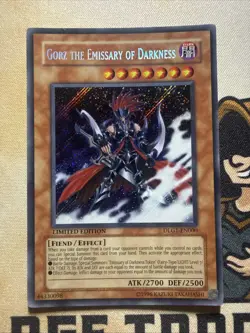Gorz the Emissary of Darkness - DLG1-EN000 - Limited Edition - Secret -Yugioh NM - Image 2