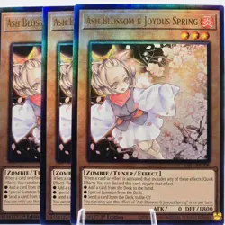 3x Ash Blossom & Joyous Spring RA01-EN008 - Prismatic Ultimate Rare YU-GI-OH! - Image 1