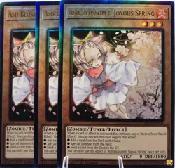 3x Ash Blossom & Joyous Spring RA01-EN008 - Prismatic Ultimate Rare YU-GI-OH! - Image 2