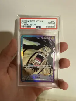 Kaido Alt Art Leader Pre-Errata PSA 10 - One Piece Romance Dawn OP01-061 English - Image 1