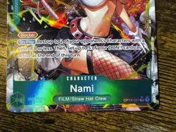 English One Piece Nami Alt Art OP14-031 The Azure Sea's Seven - Image 4