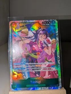 One Piece TCG - Tashigi PRERELEASE ENGLISH EB03-018 HEROINES SR - Near Mint - Image 1
