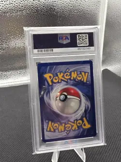 Pokemon Card 1st Edition Base Shadowless PSA 8 Yellow Cheeks Pikachu - Image 3