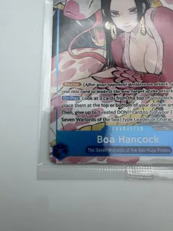 Boa Hancock Illustration Box Vol.1 ST17-004 Sealed One Piece Promo Card English - Image 4