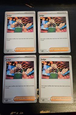 4x Judge 176/198 Pokemon Card TCG Playset - Image 1