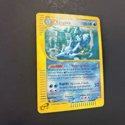 Pokemon Card Kingdra Holo - H14/H32 Aquapolis Eng - Vintage Very Rare - Image 3