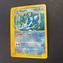 Pokemon Card Kingdra Holo - H14/H32 Aquapolis Eng - Vintage Very Rare - Image 4