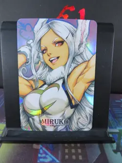 Mirko My Hero Academia Art Card Rare Holo Collectible Anime Manga CCG NM MHA - Image 1