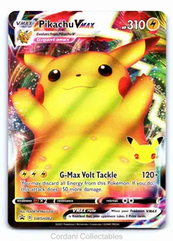 Pikachu VMAX SWSH062 - Celebrations 25th Black Star Promo - Pokemon Card - Image 1