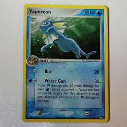 Vaporeon 6/17 POP Series 3 Promo Pokemon Card Holo Foil Rare Near Mint - Image 1