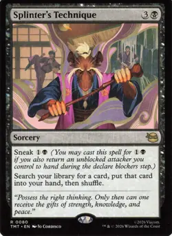 Magic: The Gathering 2024 Teenage Mutant Ninja Turtles Splinter's Technique #80 - Image 1