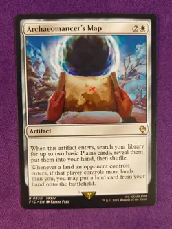 Archaeomancer's Map 230 R Normal FIC MTG NM - Image 1