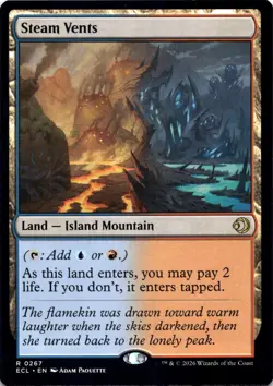 Steam Vents Lorwyn Eclipsed Magic MTG NM - Image 1