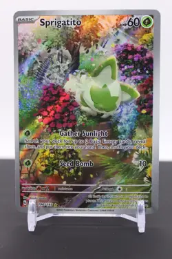 Sprigatito 196/193 Holofoil - Pokemon SV02: Paldea Evolved - Image 1