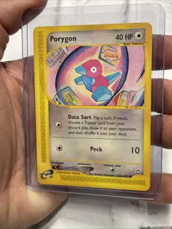 Pokemon PORYGON 103a/147 Aquapolis Common TCG LP e-Reader Unlimited Regular Vtg - Image 2
