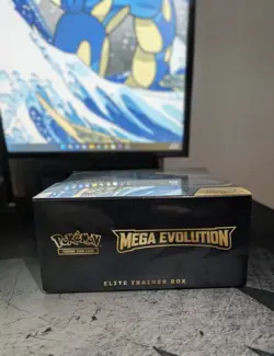 POKEMON TCG MEGA EVOLUTION ETB LUCARIO ELITE TRAINER BOX NEW FACTORY SEALED - Image 5