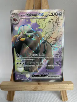Pokemon TCG - Mabosstiff Ex- Ultra Rare Card - Destined Rivals Series 218/182 - Image 1