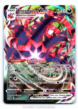 Eternatus VMAX SWSH045 - SWSH Black Star Promo - Pokemon Card - Near Mint - Image 1