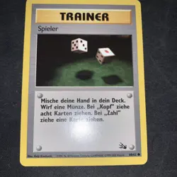 Spieler 60/62 GERMAN 1999 Fossil Set Pokemon Card Vintage WOTC Non Holo - Vlp - Image 1