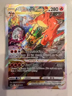 Pokemon TCG Charizard VStar SWSH262 Black Star Promo English NM - Image 1