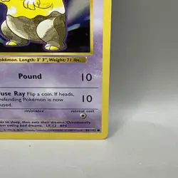Pokemon Drowzee Common 1st Edition Base Set Shadowless 49/102 LP - Image 4