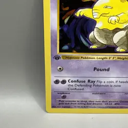 Pokemon Drowzee Common 1st Edition Base Set Shadowless 49/102 LP - Image 5
