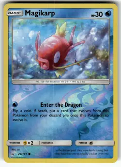Magikarp 29/181 SM - Team Up LP Pokemon Card TCG - Image 1