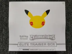 Pokemon TCG Celebrations Elite Trainer Box Anniversary Edition - Image 1